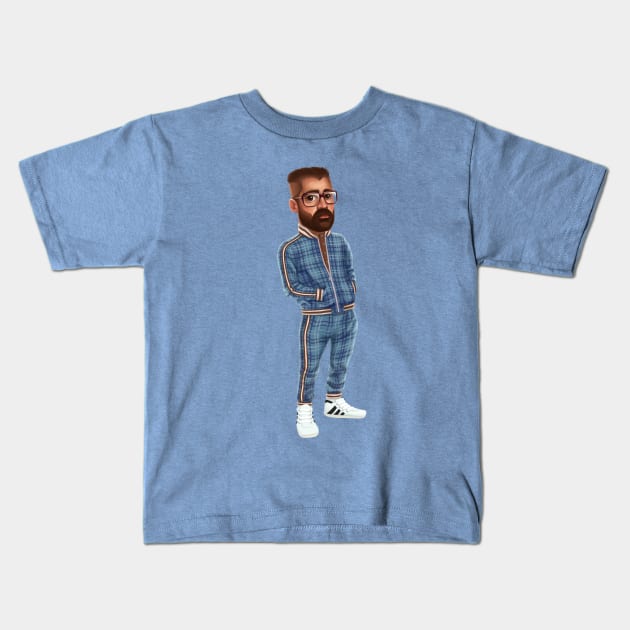 Gentlemen Kids T-Shirt by juliavector